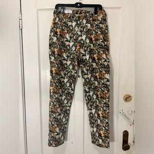 AMI Paris Alexandre Mattuisi Flower Motive Pants